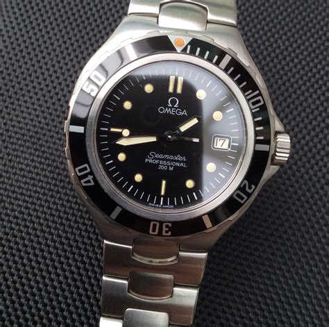 1991 omega seamaster|Omega Seamaster gold bezel.